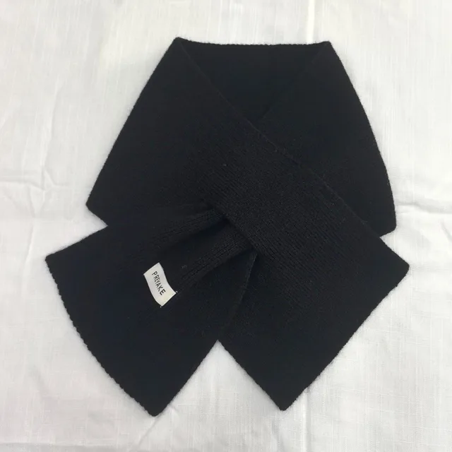 Warm Cross Scarf Neck Scarf Women Black - Shop at LoveMi