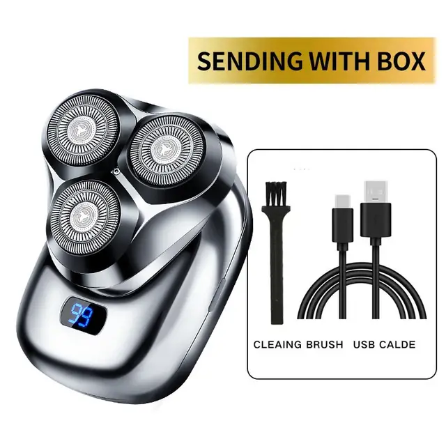 Rechargeable Full body Washable Electric Shaver Ts099 Silver - Shop at LoveMi