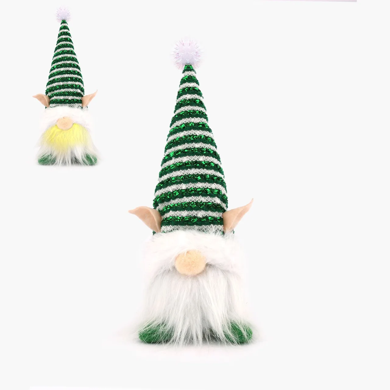 Christmas Luminous Personalized Ornaments - Short Legged Green