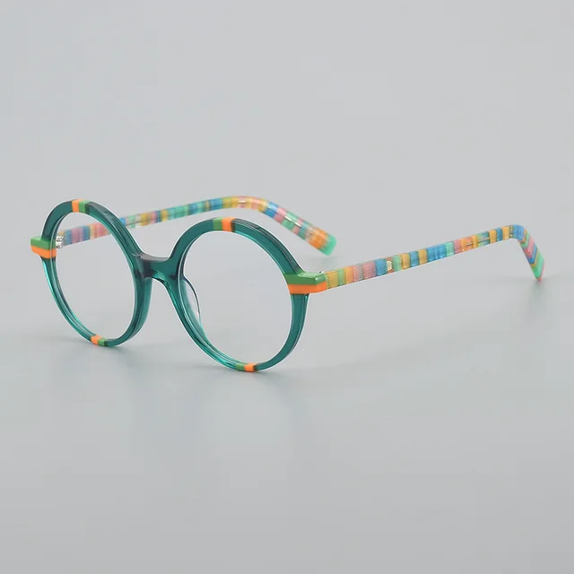 Feminine Oval shaped Natural Frame Glasses C3 - Shop at LoveMi