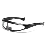 Black Frame White Lenses