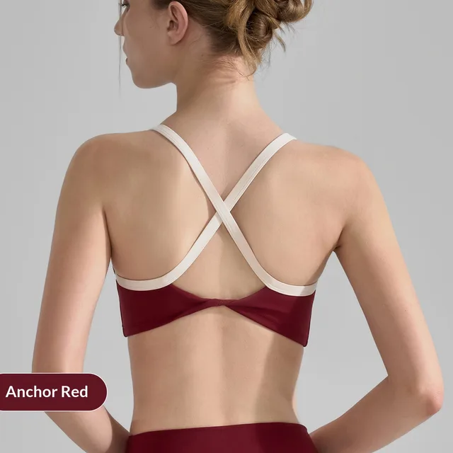 New Cross Back Short Fitness Shockproof Yoga Vest Ancola - Shop at LoveMi