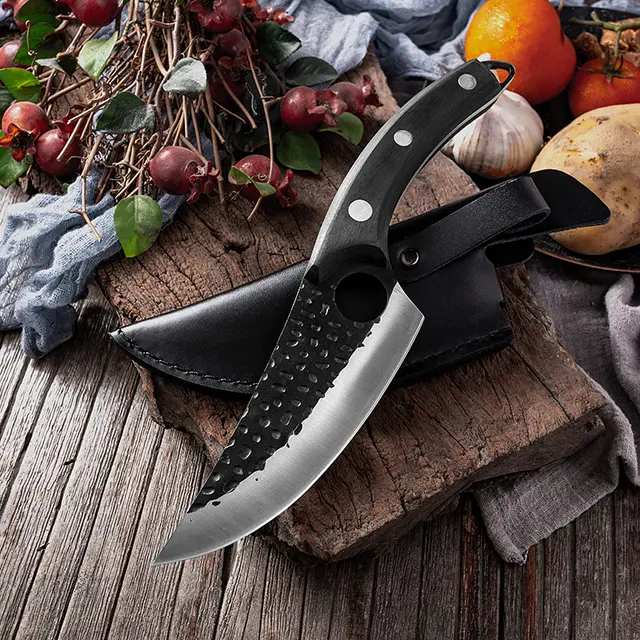 Portable Cutting, Peeling, And Boning Ring Curved Knife Mtg30 Black - Shop at LoveMi