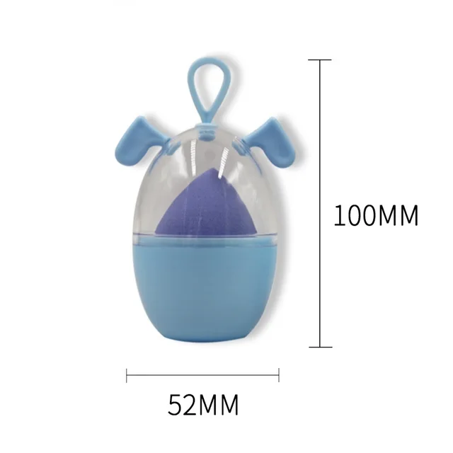 Non latex Dual use Sponge Gourd Water Drop Beveled Makeup Sponge Deep Purple Teardrop - Shop at LoveMi