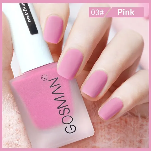 Quick dry Matte Nail Polish, Non peel 03 Pink - Shop at LoveMi