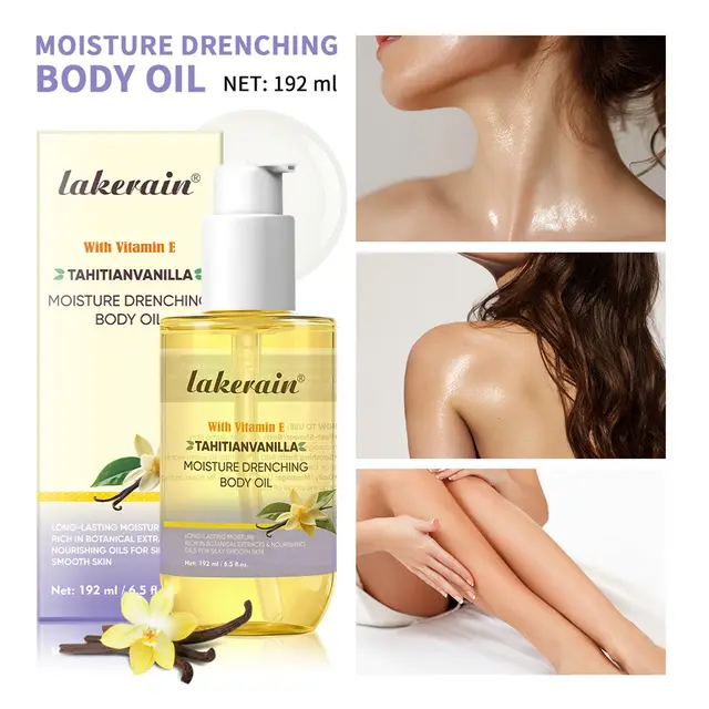 Vanilla Flavored Moisturizing And Nourishing Soft Skin Oil Vanilla Body Oil - Shop at LoveMi