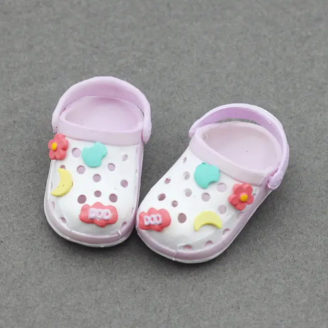 15CM Doll Sandals Sand Hole Slippers Purple - Shop at LoveMi