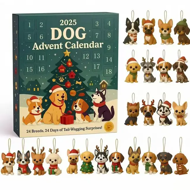 Holiday Pet Cocktail Calendar Acrylic Keychain Blind Box Style 5 - Shop at LoveMi