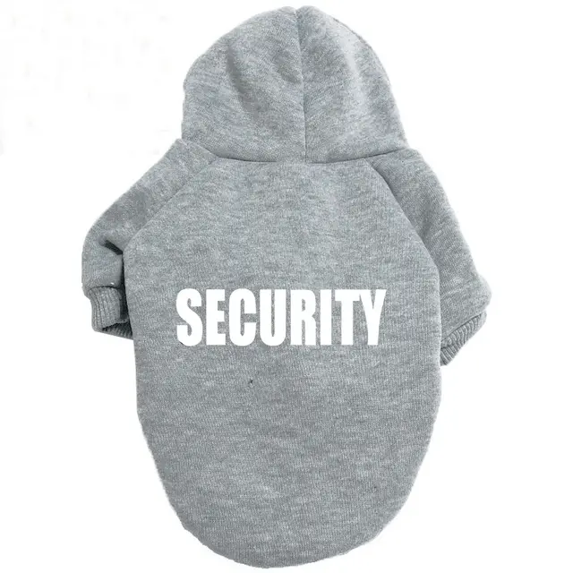 Solid Color Simple Warm Printed Pet Clothes Gray - Shop at LoveMi