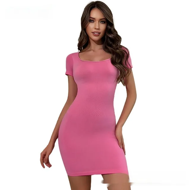 European And American Butt lifting Dress For Women Pink - Shop at LoveMi