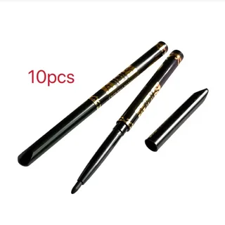Eyeliner Gel Pencil Black Brown Automatic Pencil - Brown10Pcs