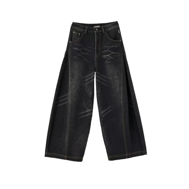 Loose Wide leg Floor dragging Culottes For Women Black - Shop at LoveMi