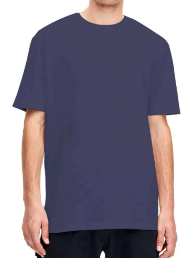 Customized US Size Short sleeved T shirts And Plus size T shirts Navy Blue - Shop at LoveMi