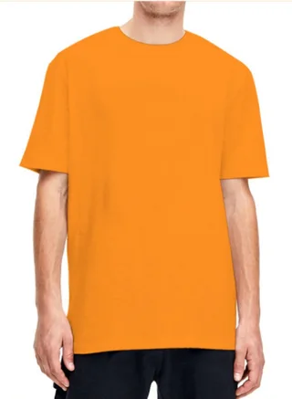Customized US Size Short-sleeved T-shirts And Plus-size T-shirts - Orange