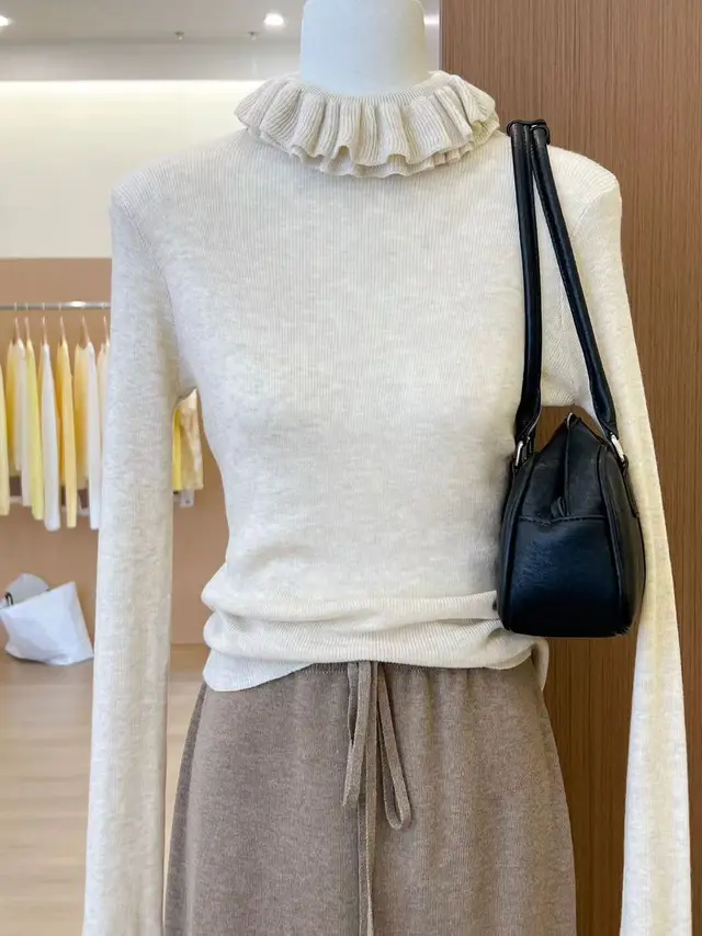 Casual Lace Women's Undershirt Top Apricot - Shop at LoveMi
