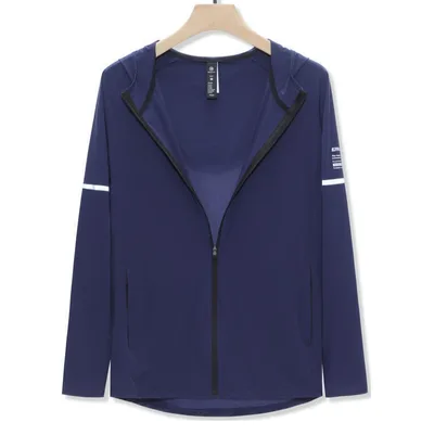 Outdoor Sports Skin Windbreaker Women's Sweat wicking Jacket Late Night Blue - Shop at LoveMi