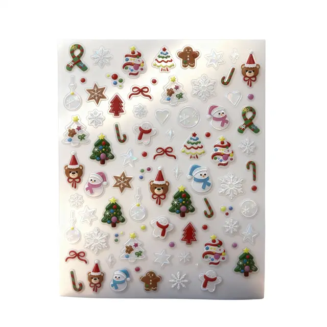 Christmas Nail Stickers 1Pc - Shop at LoveMi