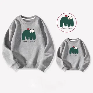 Family Friendly Autumn Sweatshirts Baby Onesies For Three - Adult L