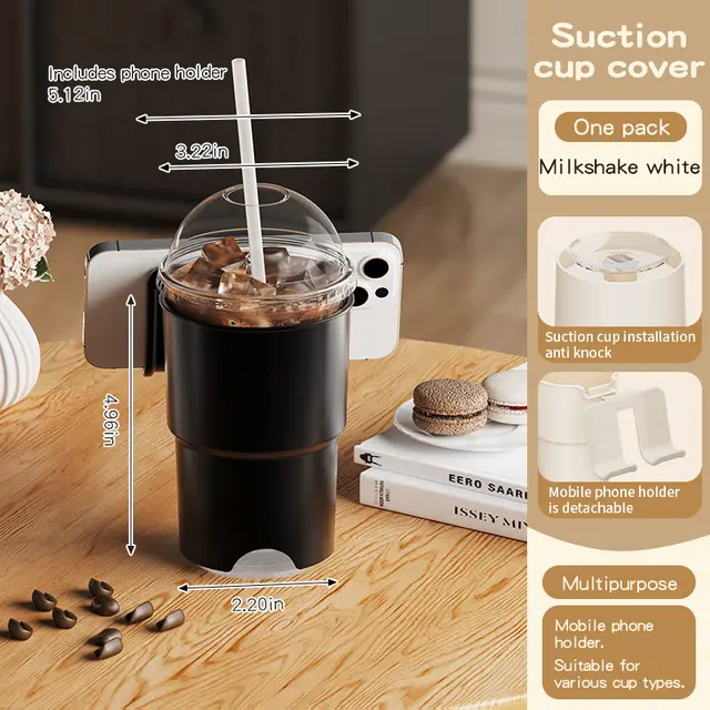 Suction Cup Desktop Multi function Phone Holder Black - Shop at LoveMi