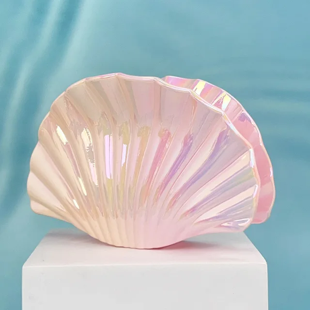 Gradient Shell Hair Clip Vacation Style Large Gradient Yellow Powder - Shop at LoveMi