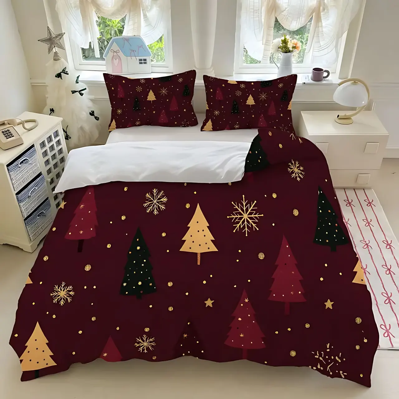 High-definition Digital Printing Brushed Bedding Set - 5Color - View 1