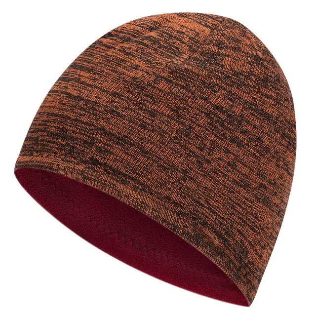 Outdoor Fleece Hat Cycling Mountaineering Large Head Orange Red - Shop at LoveMi