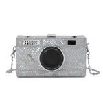 Women's New Stylish Single Shoulder Bag With Personality Chain - White