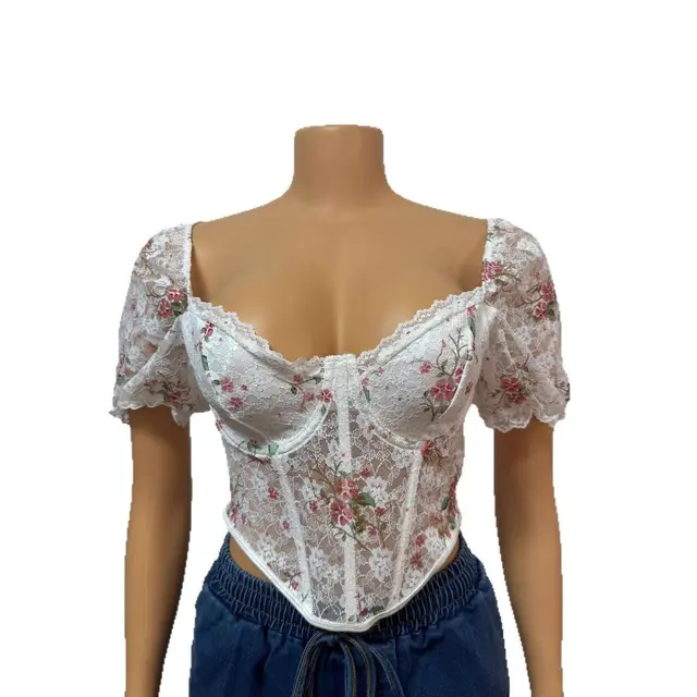 Short Sleeve Irregular Top Women's Clothing Picture Color - Shop at LoveMi