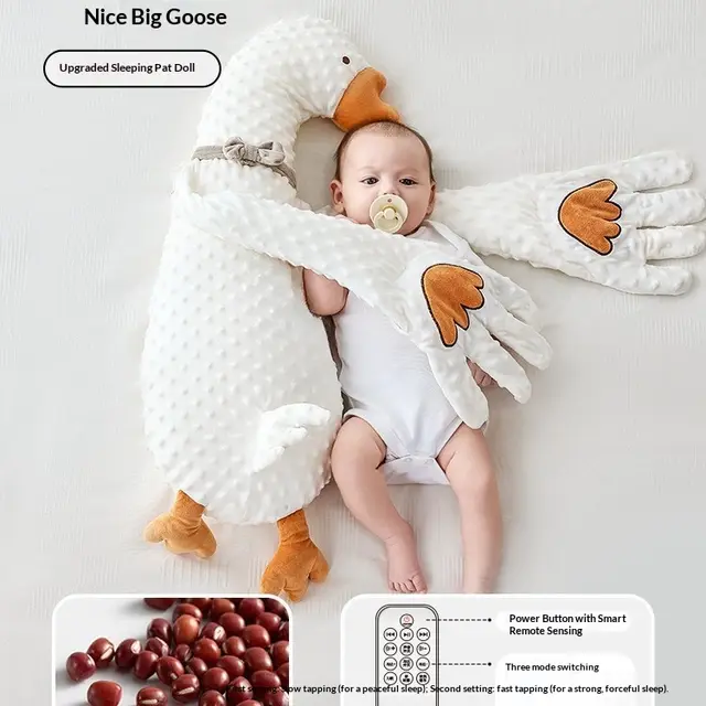 Baby Soothing Doll Patting Palm Pillow Nice Goose - Shop at LoveMi