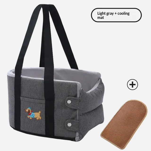 Car Dog Kennel Small Dog Car Center Console Pet Pad Light Gray Mat - Shop at LoveMi