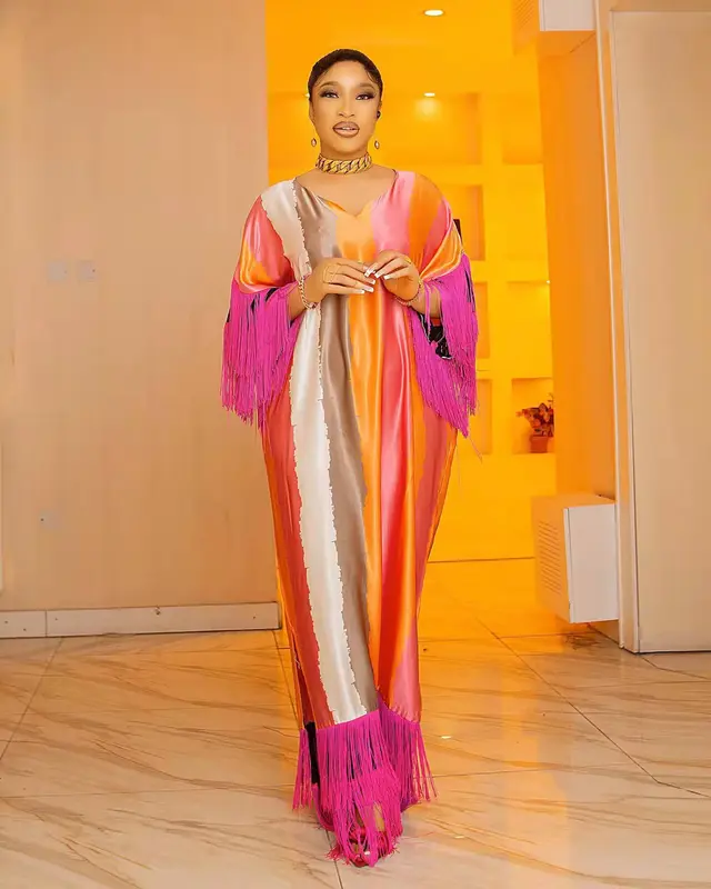 Women's Artificial Silk Fringe Fashion Dress - Shop at LoveMi