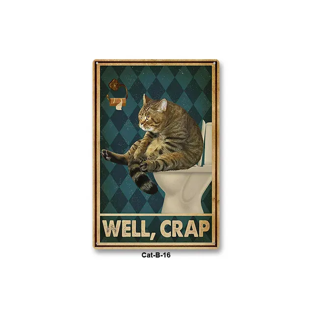 Bar Clothing Store Home Wall Decoration Iron Skin Painting Catb16 - Shop at LoveMi