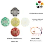 Five-Element Polarization Disk Passive Multi-Frequency Oscillation Feng Shui Ornament - Five Elements Color Wheel - View 1