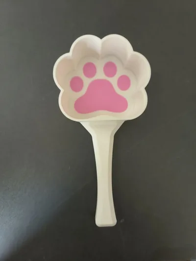 Cute Cat Paw Spoon Pet Cat Dog Food Scoop Multi Color Options White Powder - Shop at LoveMi