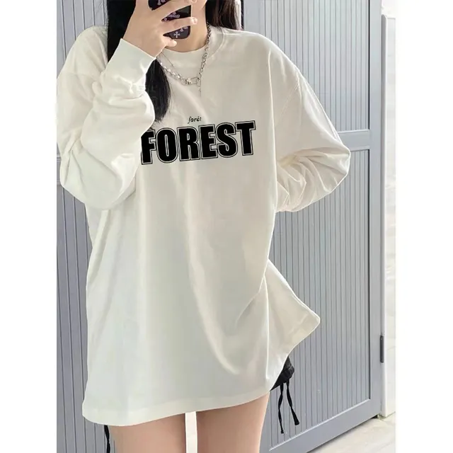 New Loose Niche Long sleeved Top For Spring And Autumn White For - Shop at LoveMi