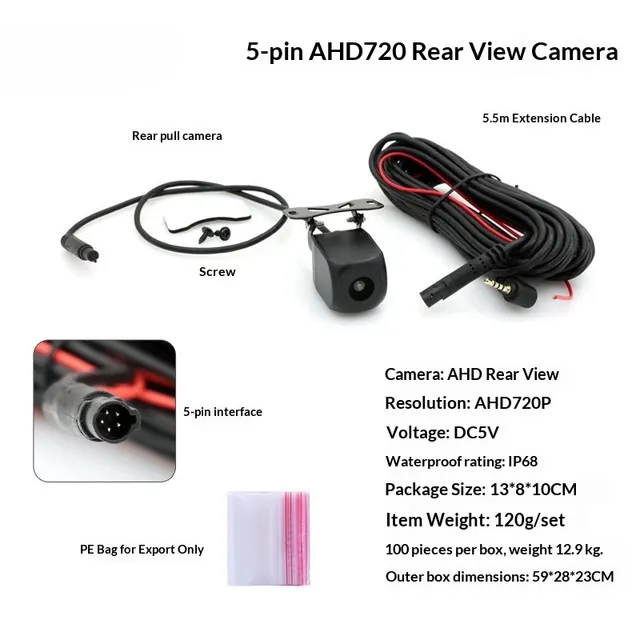 Streaming 1080P Wide HD Night Vision 4 light Reversing Camera 5Ahd720P - Shop at LoveMi