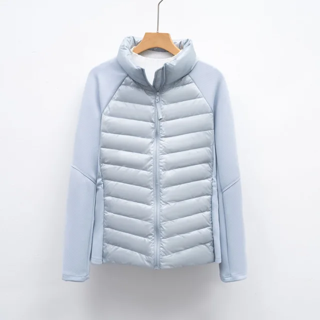 Women's Outdoor Slimming Yoga Fitness Jacket Light Blue - Shop at LoveMi