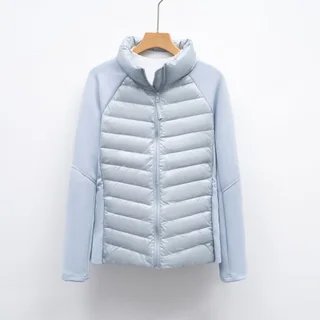 Women's Outdoor Slimming Yoga Fitness Jacket - Light Blue