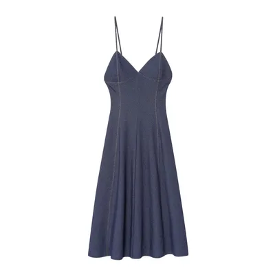 Lady's Belted Bustier Dress With Strap Top Suspender Skirt S - Shop at LoveMi