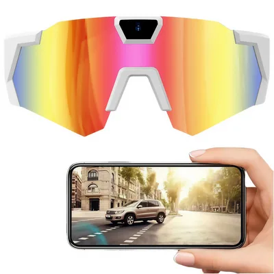Smart Glasses For Outdoor Cycling Sports Colorful Lens Type A - Shop at LoveMi