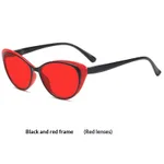 Black Red Red Lens