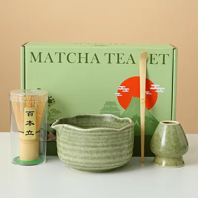 Creative Kiln Transformed Matcha Bowl And Chasen Whisk Tea Set 2 Style - Shop at LoveMi