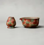 Monet-style Matcha Four-piece Set Underglaze Hand-painted Ceramic For Whisking Matcha - Set1