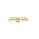 R75014Klight Gold White Stone