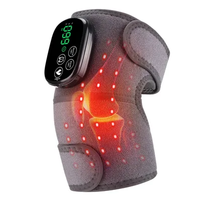 Infrared Light Therapy Joint Knee Shoulder Electric Heating Knee Pad Heat Gray - Shop at LoveMi
