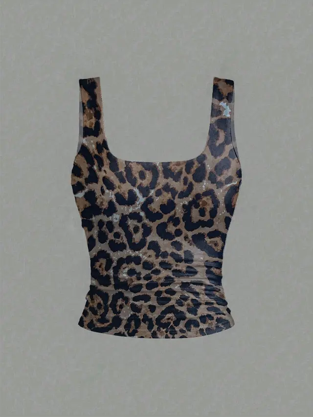 Women's Leopard Print Camisole Top Leopard Print 4Style - Shop at LoveMi