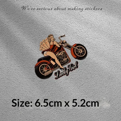 Motorcycle Retro Helmet Sticker Creative Scratch Sticker Model E - Shop at LoveMi