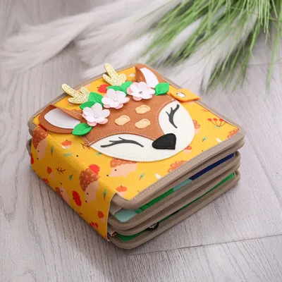 Plum Blossom Elk Felt Book Elk Book - Shop at LoveMi