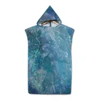 Beach Sun Protection Changing Hooded Cloak, Wearable Beach Swimming Towel - Color15-74×110 Flannel