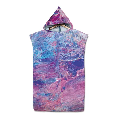 Beach Sun Protection Changing Hooded Cloak, Wearable Beach Swimming Towel Color16 74×110 Fiber - Shop at LoveMi